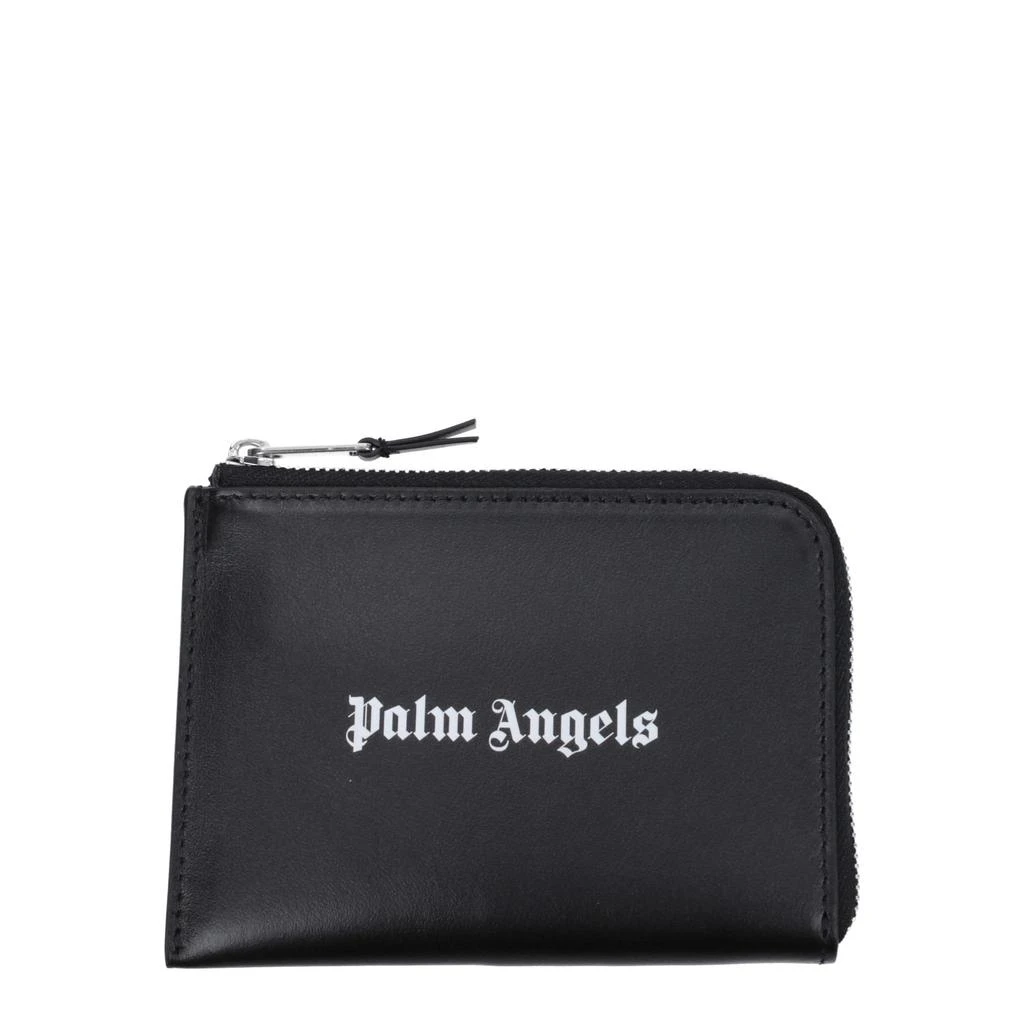 Palm Angels Leather Men
s Cardholder