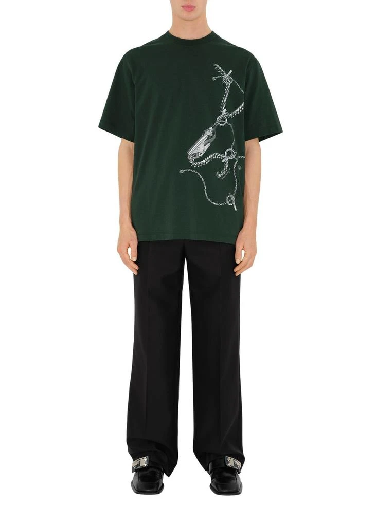Burberry Knight hardware cotton t-shirt 2