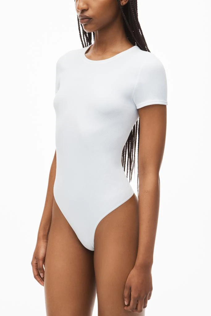 Alexander Wang short-sleeve bodysuit in rib-knit jersey 3