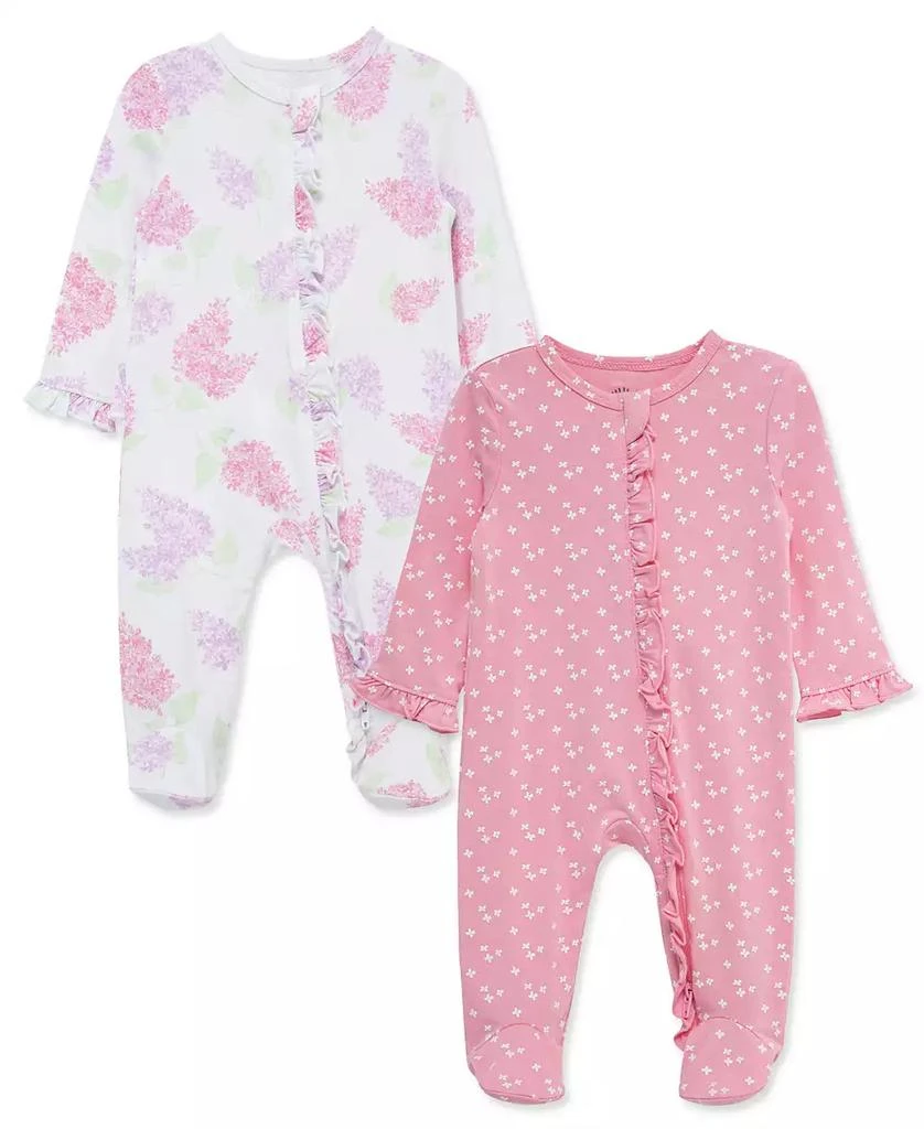 Little Me Baby Girls
Printed Footies, 2-Pack