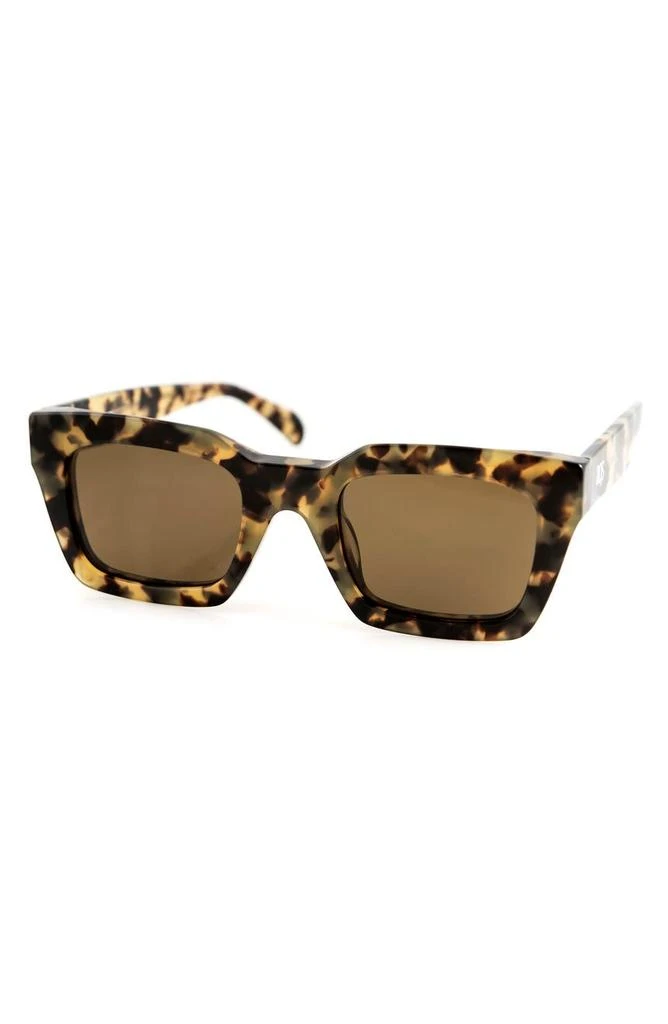 AQS Harper 55mm Polarized Square Sunglasses 2