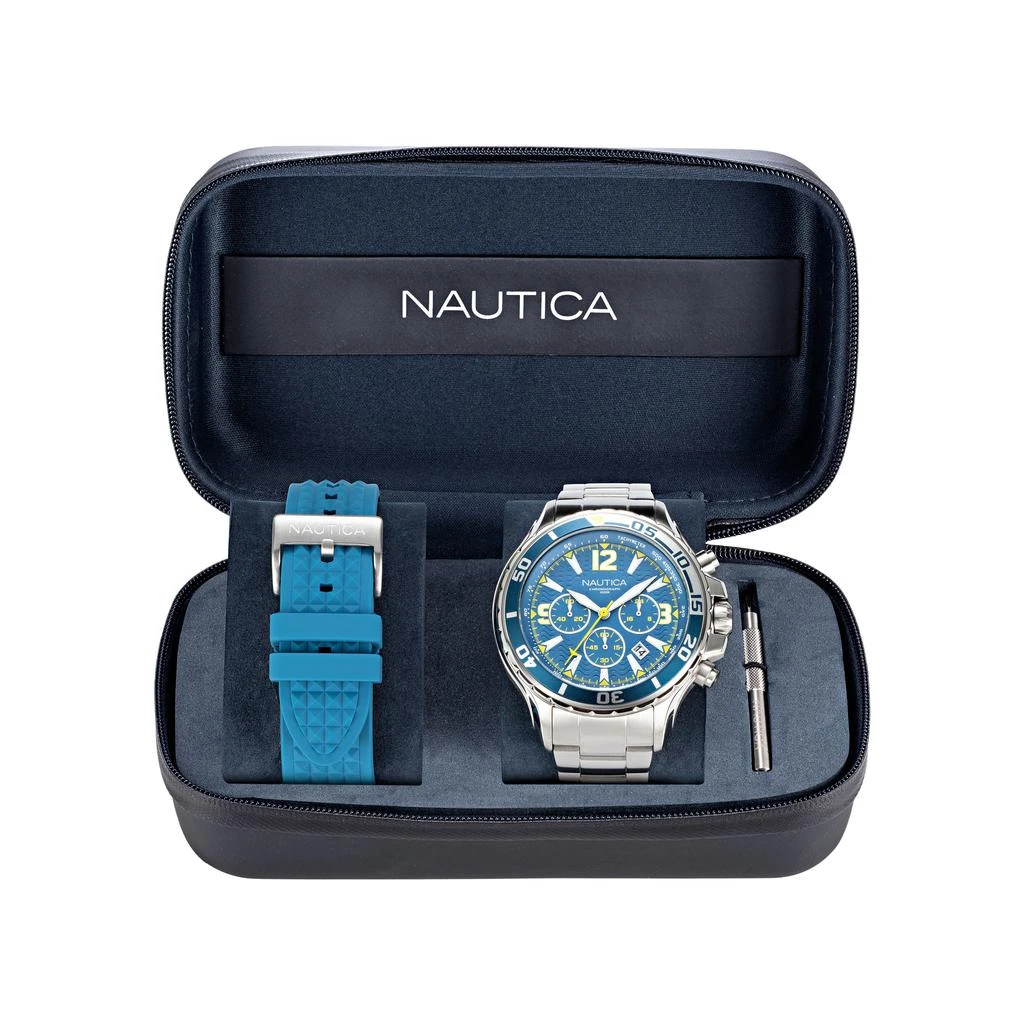 Nautica Mens Chronograph Watch Box Set 3