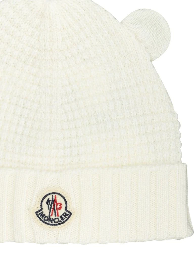 Moncler Moncler Enfant Bear-Ear Knit Hat 3