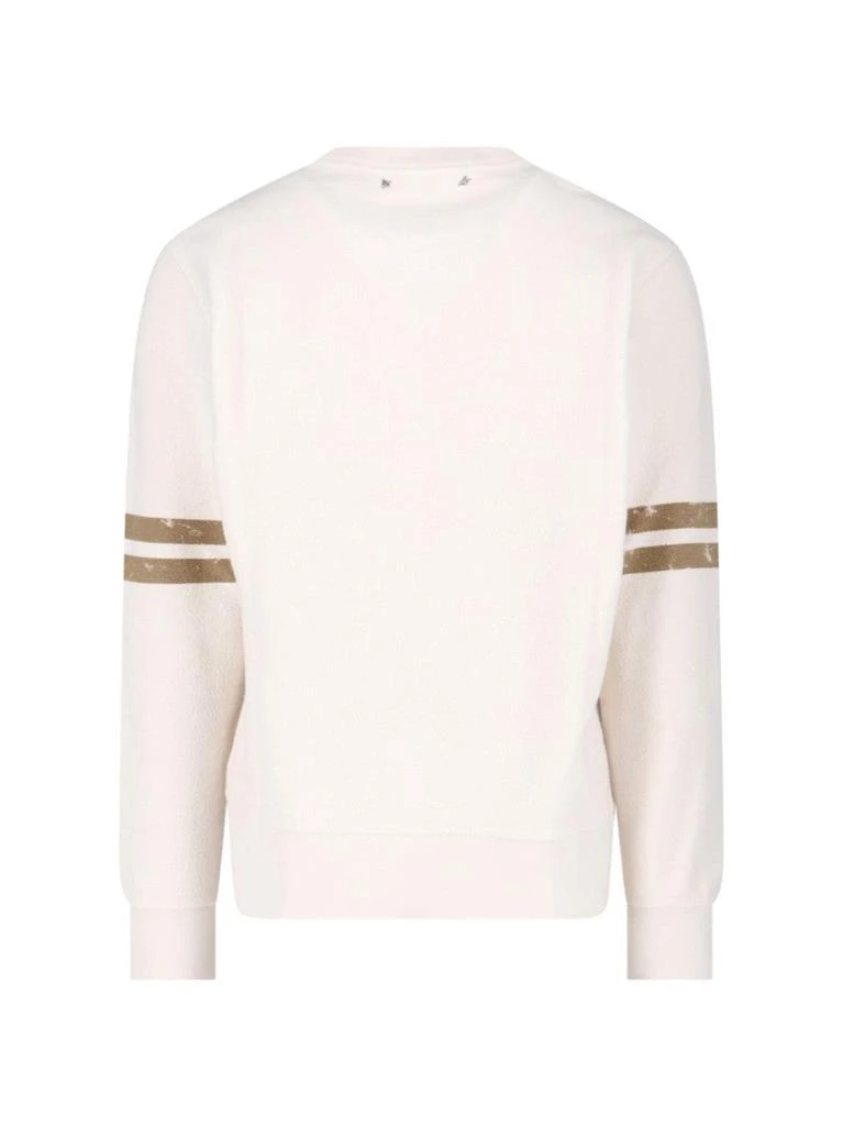 Golden Goose Logo Crewneck Sweatshirt Cream 2