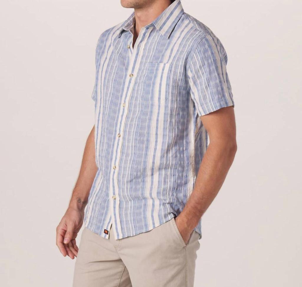 The Normal Brand The Normal Brand - Freshwater Short Sleeve Button Up