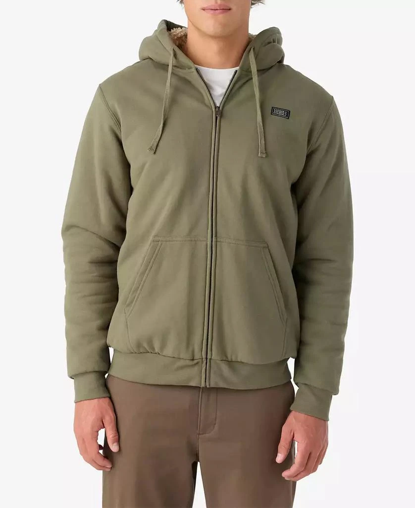 O'Neill Men's Bronsen High Pile Zip Up Hoodie 1