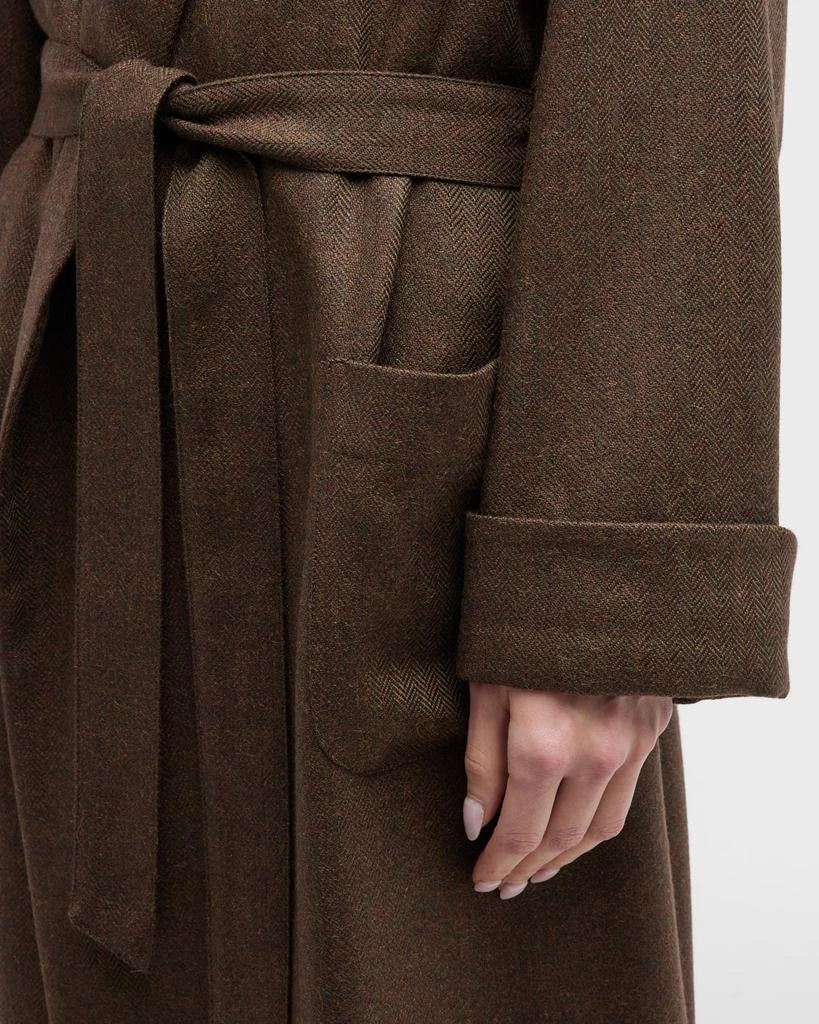 Loro Piana Long Cashmere & Alpaca Robe 5