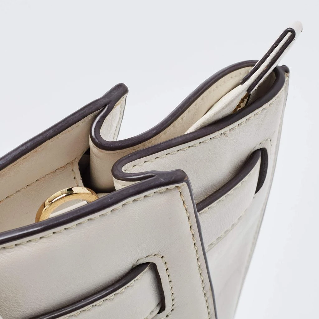 Michael Kors MICHAEL Michael Kors White Leather Hamilton East West Tote 9