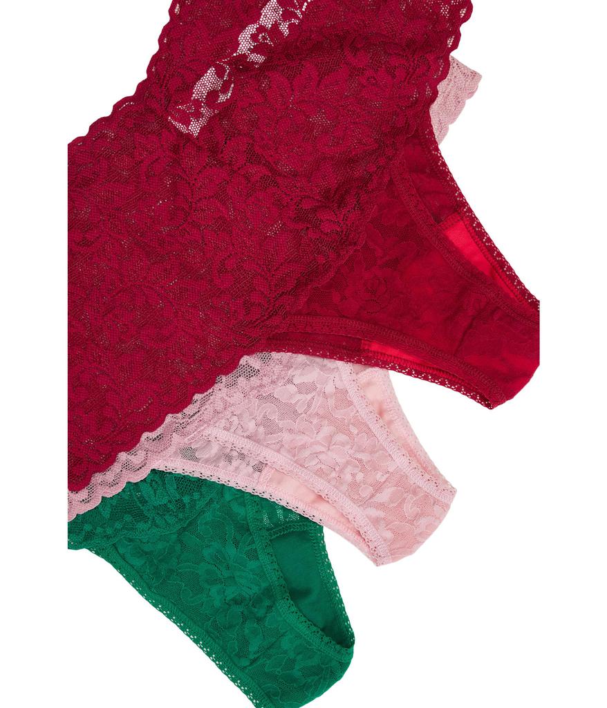 Hanky Panky Retro Lace Thong 3 Pack