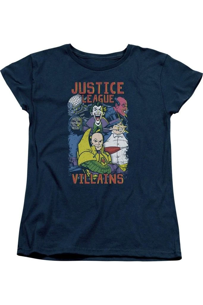 Gildan Justice League of America Villians Short Sleeve Womens Tee / T-Shirt 1