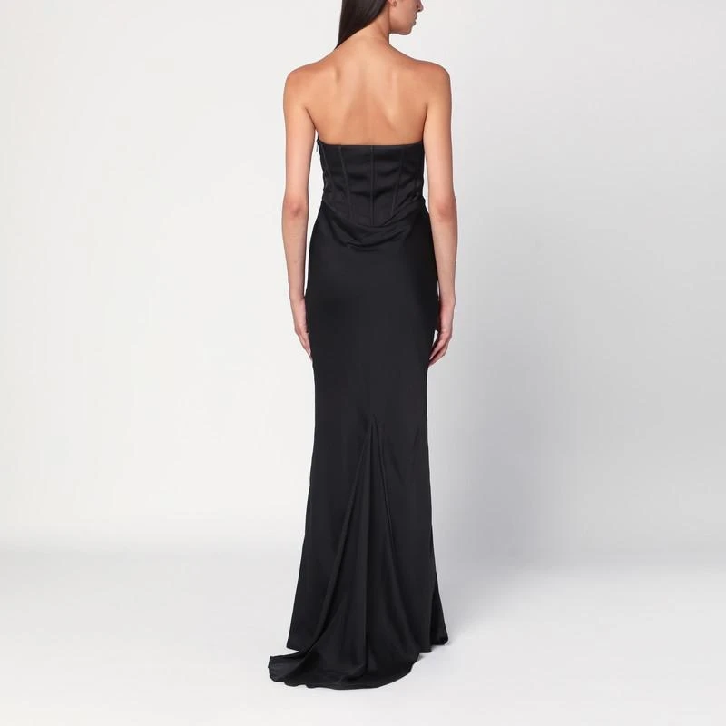 ROTATE Birger Christensen Long dress with black corset 3