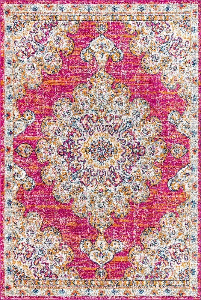 JONATHAN Y Bohemian FLAIR Boho Vintage Medallion Area Rug 2