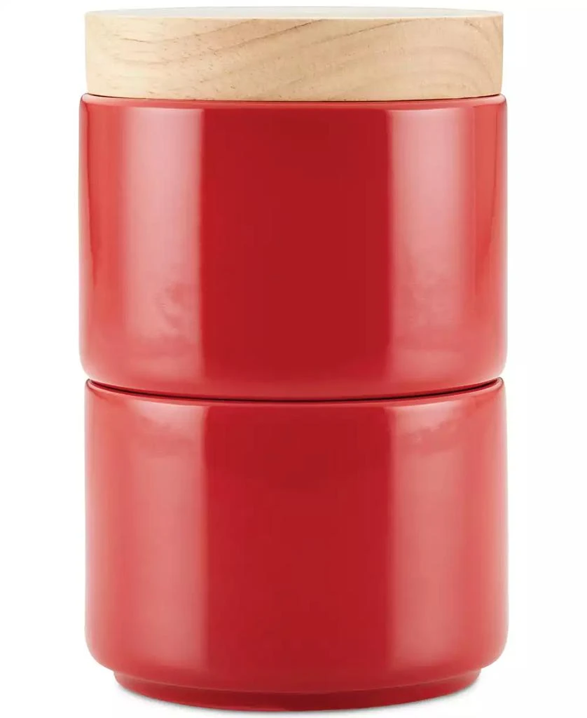 Rachael Ray Ceramic Stacking Spice Box Set with Lid, 2-Piece 3