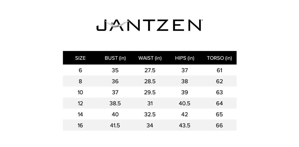 Jantzen Women's Glam Surplice One Piece Swimsuit In Jungle 2