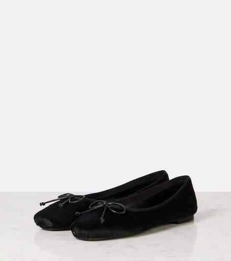 Khaite Charlotte calf hair ballet flats 4