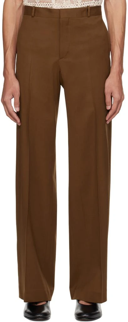 CMMN SWDN Brown Otto Trousers 1