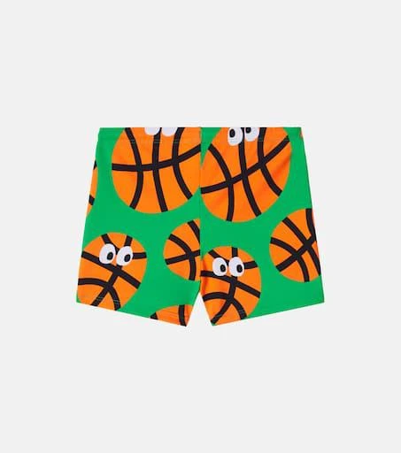 Stella McCartney Basketballs printed swim trunks 2