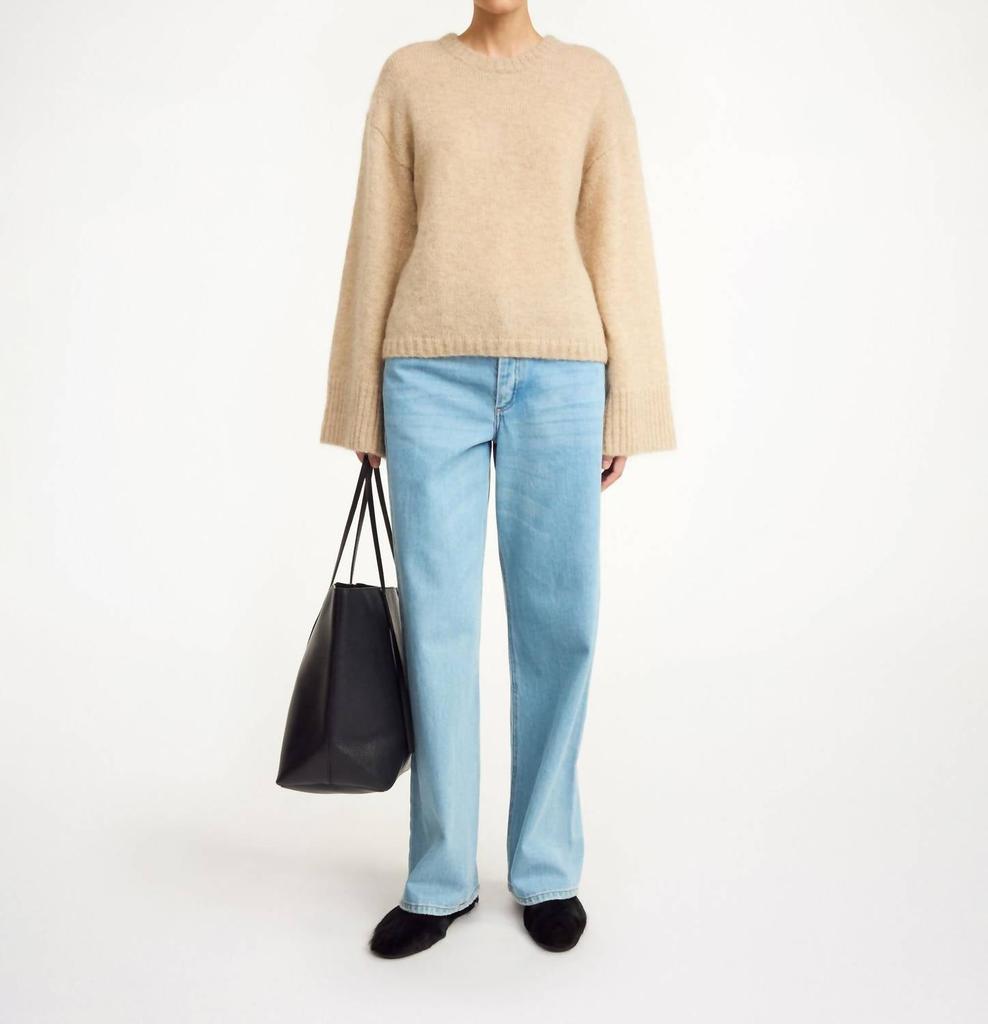 BY MALENE BIRGER By Malene Birger - Cierra Wool-blend Crew Neck Sweater