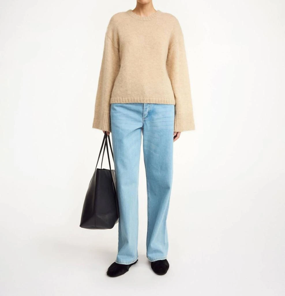 BY MALENE BIRGER By Malene Birger - Cierra Wool-blend Crew Neck Sweater 1