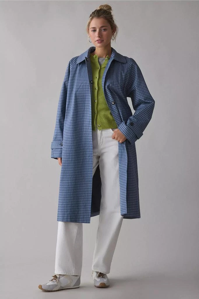 BDG BDG Mikey Gingham Check Trench Coat 1