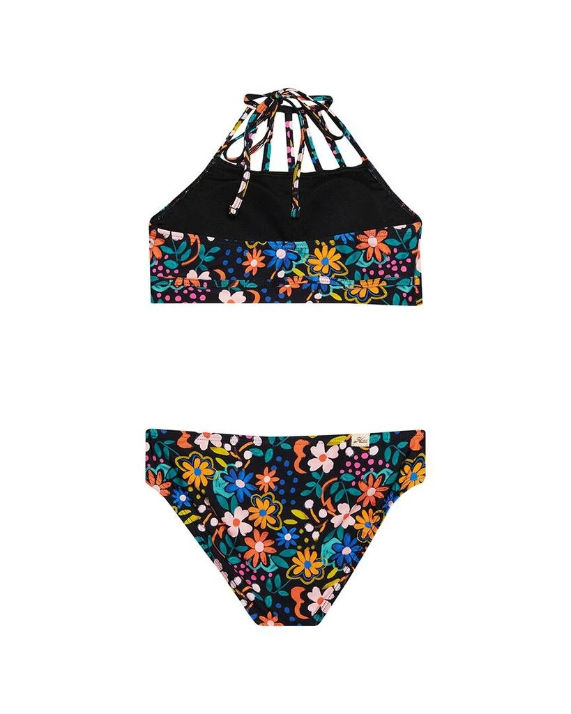 Hobie HOBIE Wild Flower Strappy High-Neck 2pc Swim Set 2