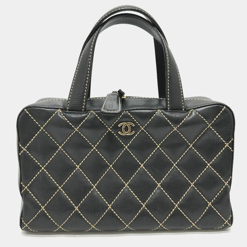 Chanel Chanel Black Cc Mark Vintage Hand Bag 1