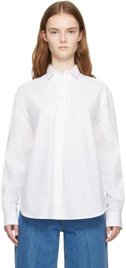 Totême White Pinstripe Shirt 1