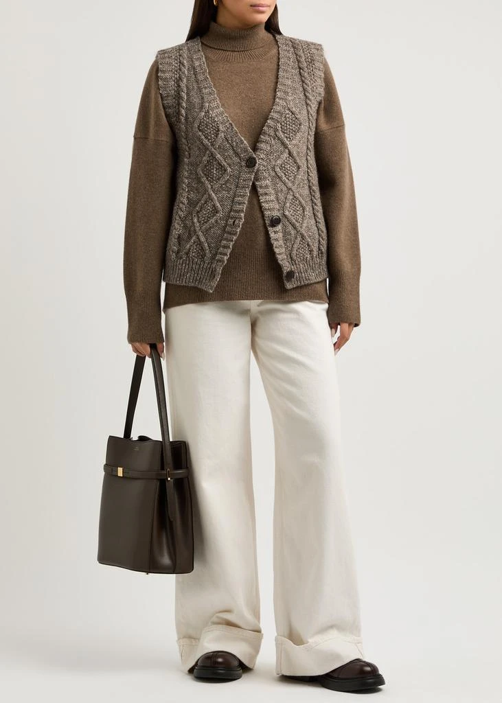 SKALL STUDIO Ebba cable-knit wool vest 4