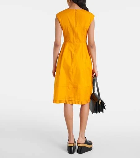 Marni Pleated cotton midi dress 3