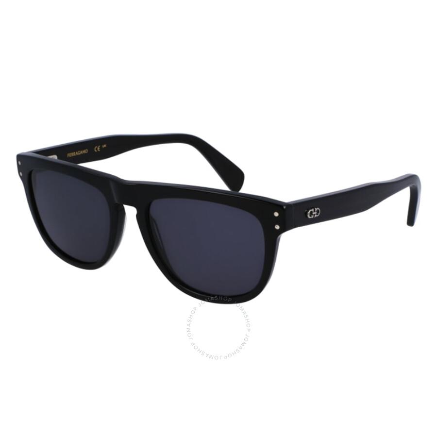 Salvatore Ferragamo Grey Square Men
s Sunglasses SF1111S 001 55