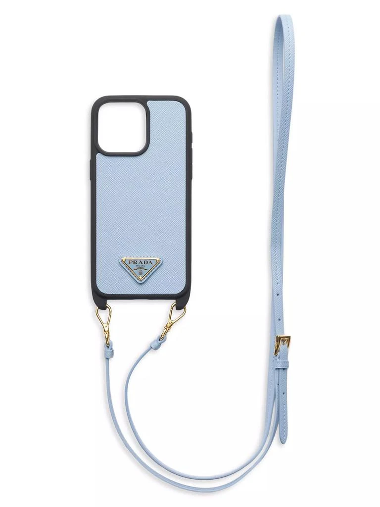 Prada Saffiano Leather Cover for Iphone 15 Pro Max 1