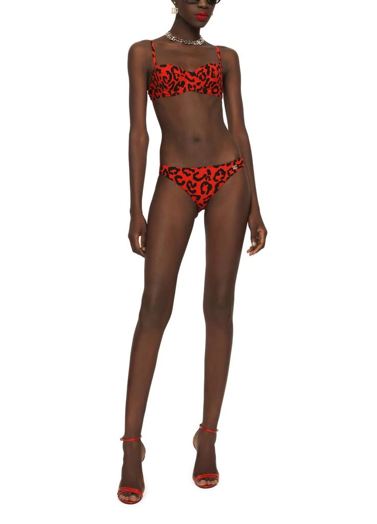 DOLCE & GABBANA Leopard-print balconette bikini 5