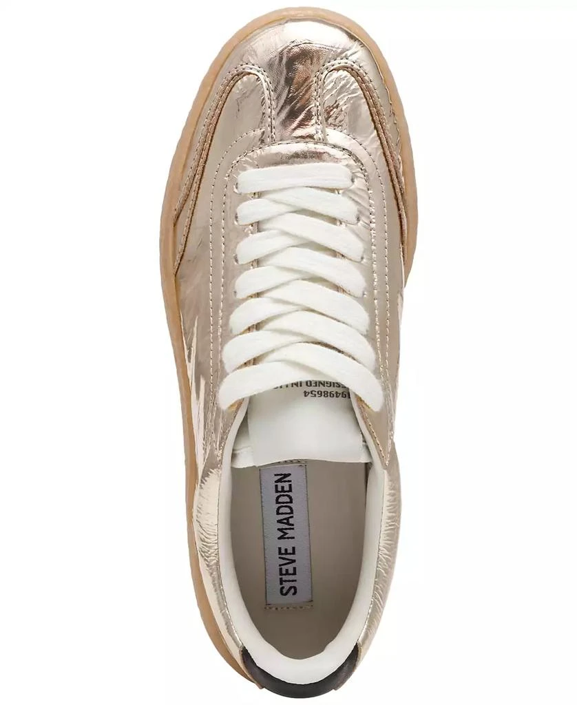 Steve Madden Women's Tux Double Platform Lace-Up Sneakers 4