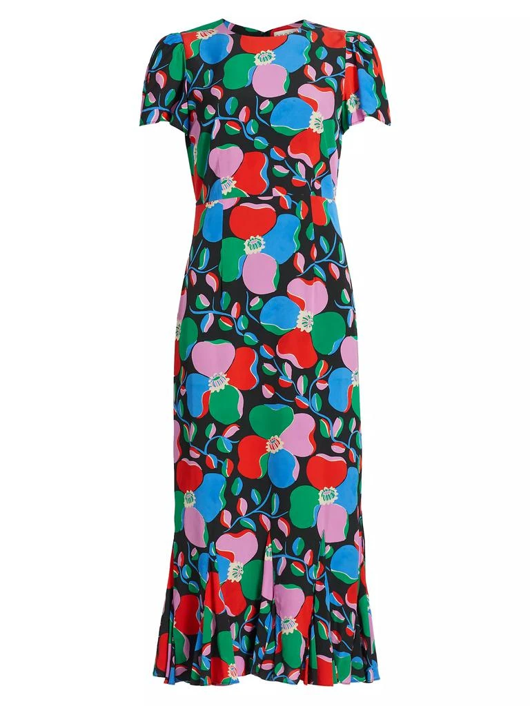 Rhode Lulani Geometric Floral Maxi Dress 1