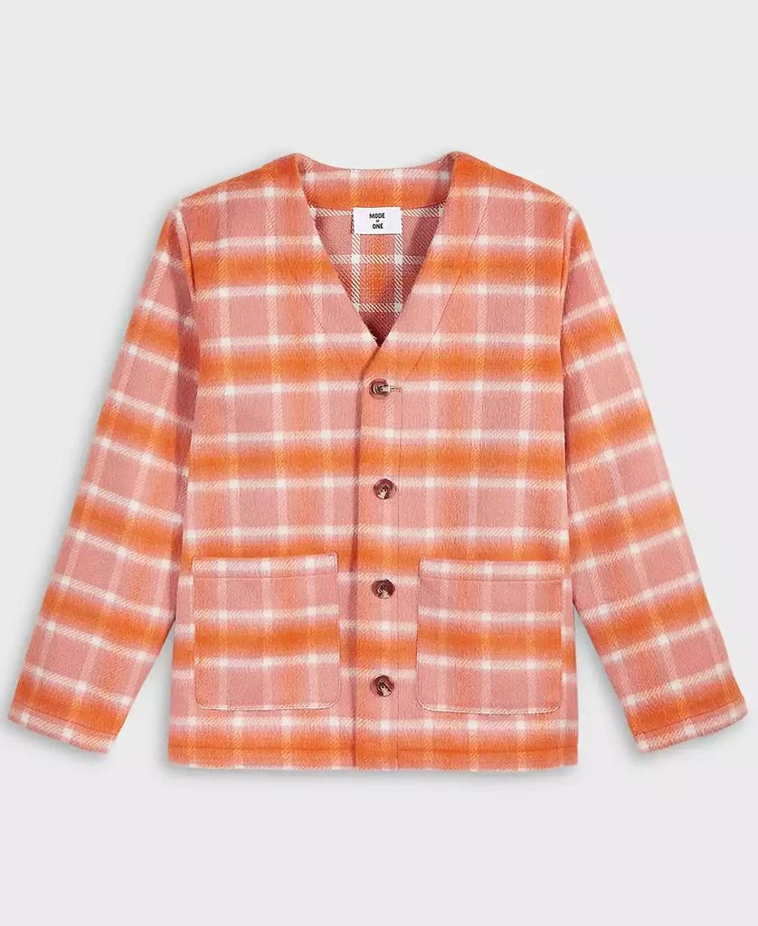 Mode of One Men's Woven Cardigan, Exclusively at Macy's 6