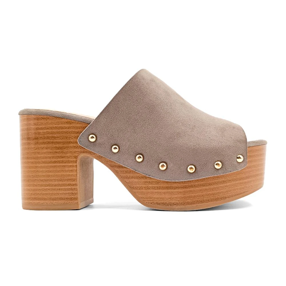 Shu Shop Gina Heel Studded Wedge Platform Sandals 1