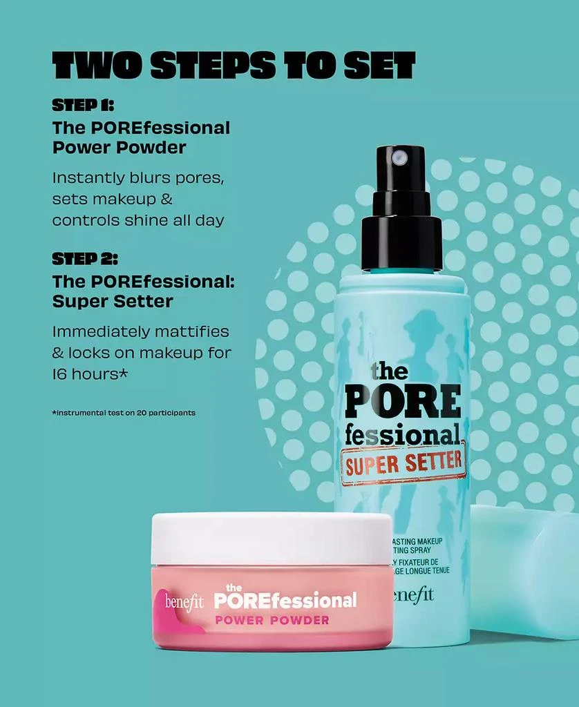 Benefit Cosmetics The POREfessional Matte Blurring Loose Setting Powder Mini 8
