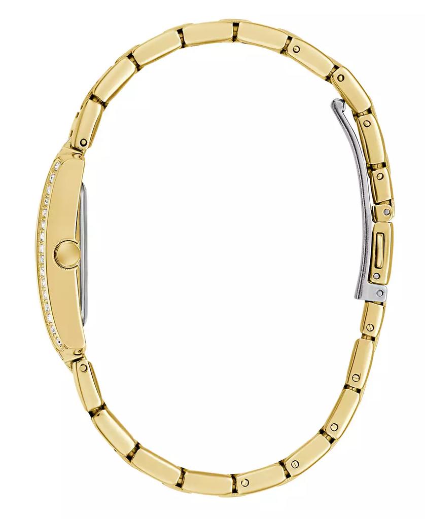 GUESS Women's Gold-Tone Glitz Analog Watch, 23mm