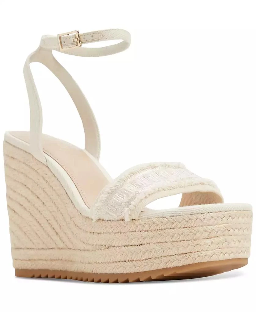 ALDO Women's Aberitram Two-Piece Espadrille Wedge Sandals 1