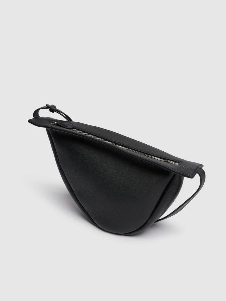 The Row Small Slouchy Banana Grain Leather Bag 4
