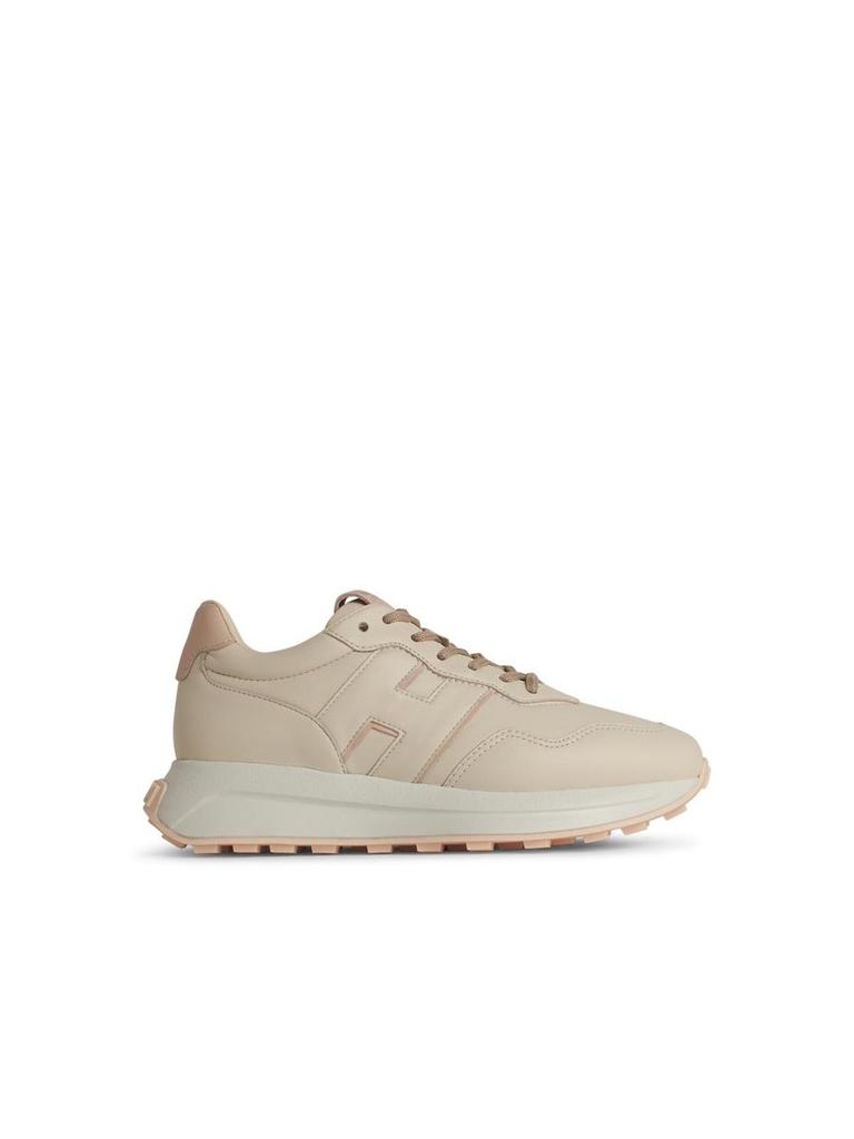 hogan Hogan 'H641' Beige Leather Sneakers - Casual Shoes