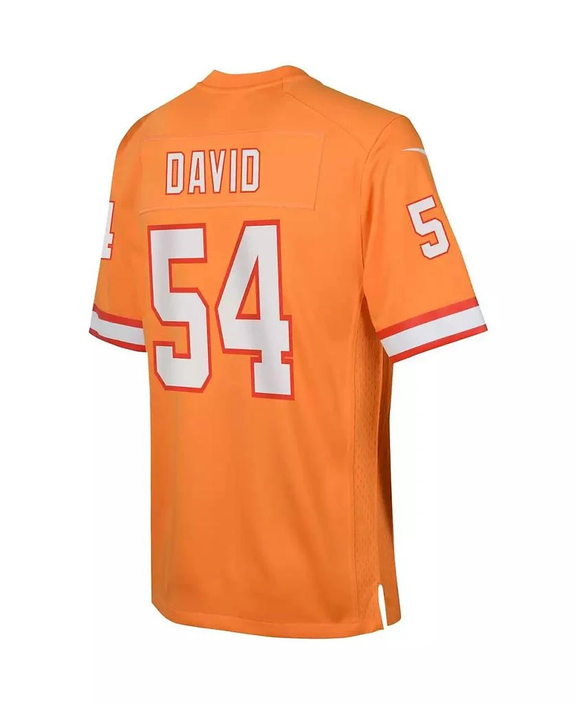 NIKE Big Boys Lavonte David Orange Tampa Bay Buccaneers Game Jersey 2