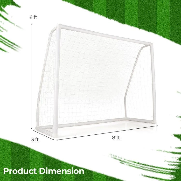 Hivvago 8
 x 6
 Soccer Goal with Ground Stakes and Soccer Cones 6