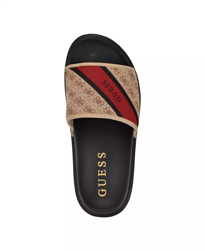 GUESS Men's Vellden Slip-on Lifted Fashion Slides 8