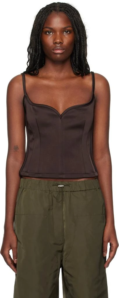Paris Georgia Brown 09 Heart Singlet Tank Top 1