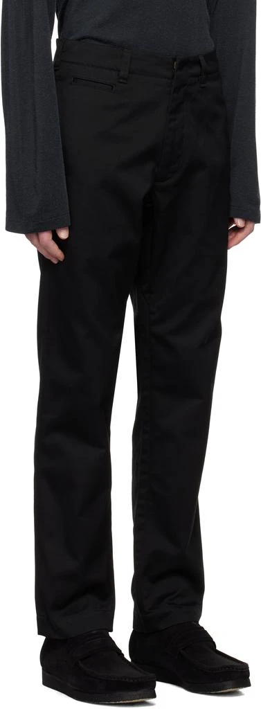 Nanamica Black Straight Chino Trousers 2