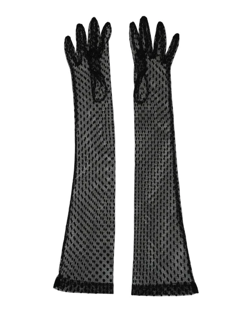 Gucci Long Polka Dot Tulle Gloves 1