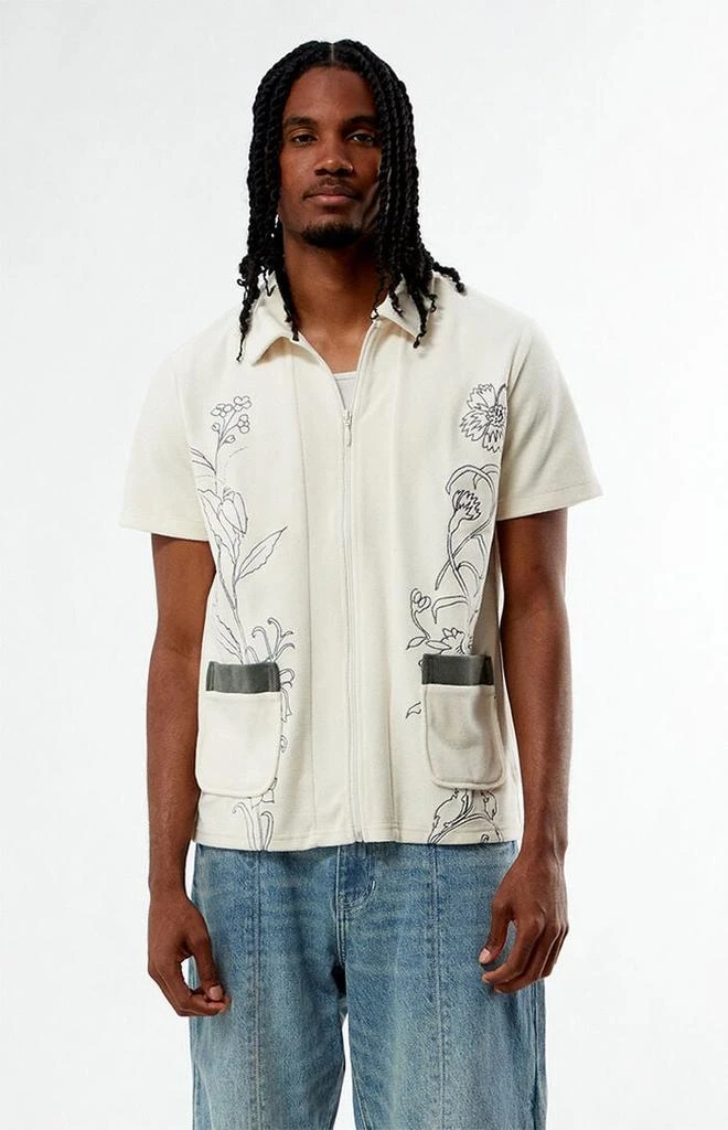 Dark Seas Jethro Zip Up Camp Shirt 1