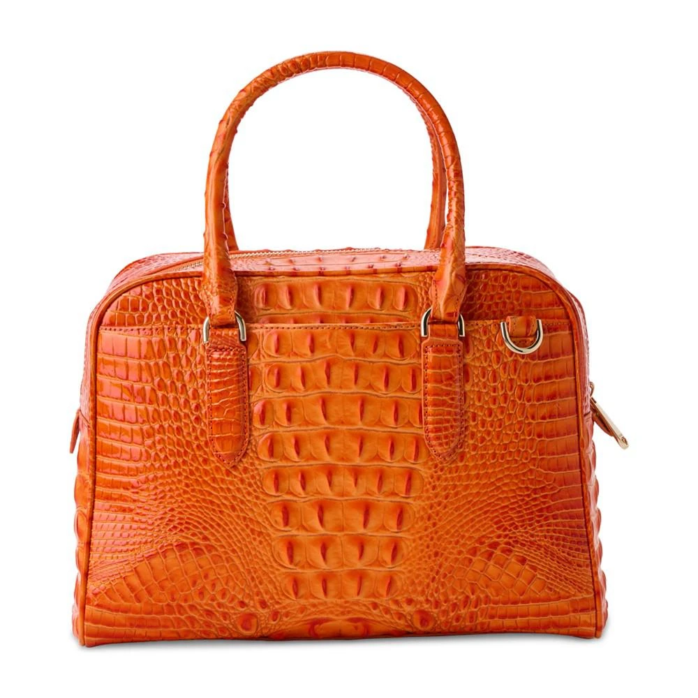 Brahmin Marissa Steel Melbourne Leather Satchel 4