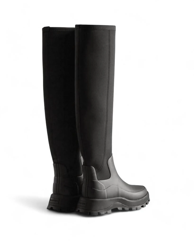 Hunter Women's City Explorer Neon Tall Boot In Black 3